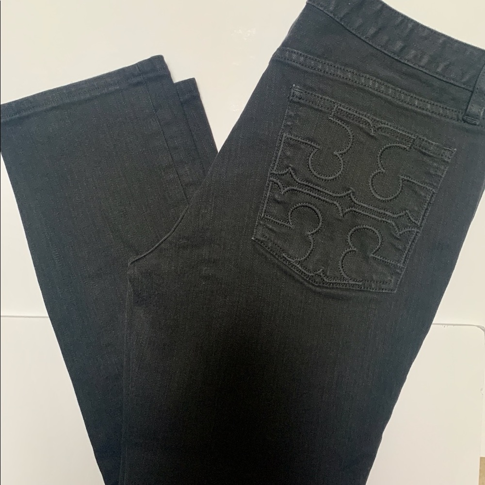 Tory Burch Black Skinny Jeans Size 32